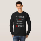 シニックス用イハスメンシェンことわざ1 Tシャツ (正面フル)