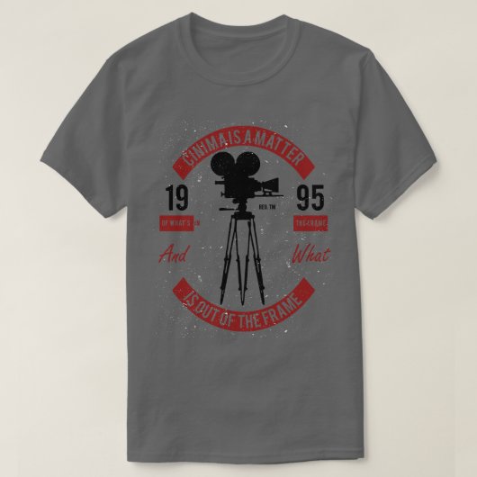 シニマフレーミングことわざ Tシャツ (デザイン正面)