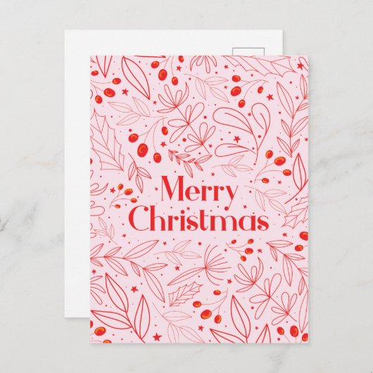 シニメリーーエレガントクリスマス 案内ポストカード (正面/裏面)