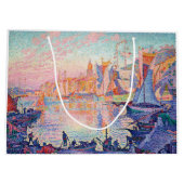 シニャック・サントロペス港 ラージペーパーバッグ (裏面)