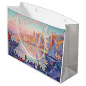 シニャック・サントロペス港 ラージペーパーバッグ (裏面アングル)