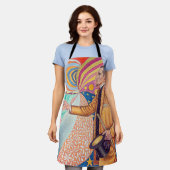 シニャック・フェリックス・フェネオンポートレート エプロン (着用した状態)