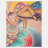 シニャック・フェリックス・フェネオンポートレート フリースブランケット (正面)