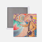 シニャック・フェリックス・フェネオンポートレート マグネット (正面/裏面)