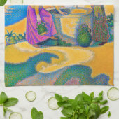 シニヤック井戸の女性たち キッチンタオル (折り畳み)