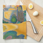 シニヤック井戸の女性たち キッチンタオル (四つ折り)