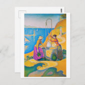 シニヤック井戸の女性たち ポストカード (正面/裏面)