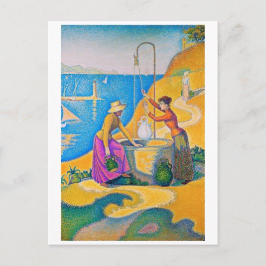 シニヤック井戸の女性たち ポストカード (正面)