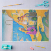 シニヤック井戸の女性たち 薄葉紙 (クラフト)