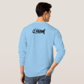 シニングリールNoロゴ長袖 Tシャツ (裏面フル)