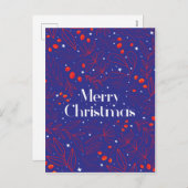 シニーメリー·ブエレガントルー·クリスマス·カード シーズンポストカード (正面/裏面)