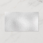シニー空白のシルバー 名刺 (裏面)