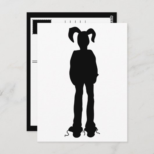 シニ・バニー・イースター ポストカード (正面/裏面)