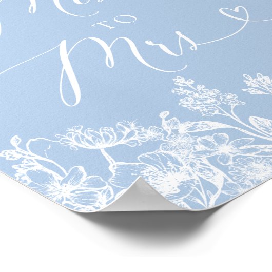 シネエレガントル夫人まで恋しく思のダスティブルーのフローラ ポスター (角)