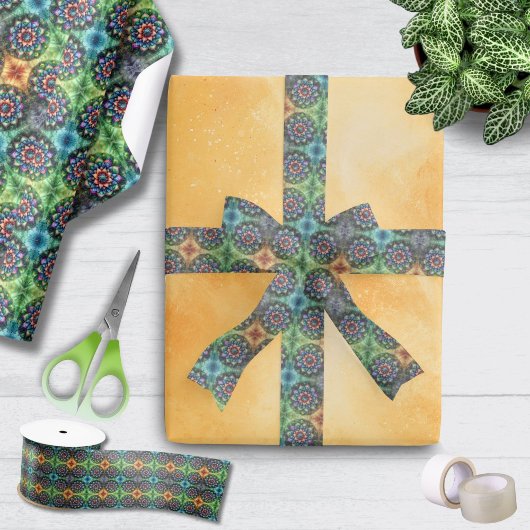 シネオンマンダラレトロリモダンボン サテンリボン