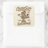 シネマスコープクラシックレトロハリウッドカメラホリウ スクエアシール (バッグ)