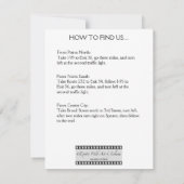 シネマスモール長方形招待状 招待状 (裏面)