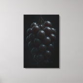 シネマティックなブドウ超現実的なマクロスチルライフ キャンバスプリント (正面)