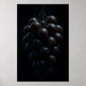 シネマティックなブドウ超現実的なマクロスチルライフ ポスター (正面)