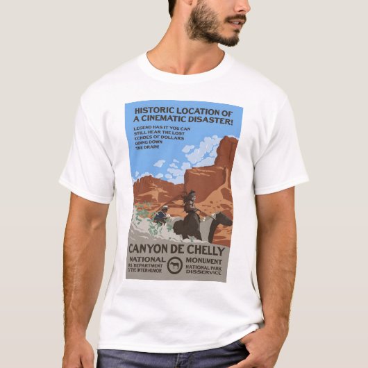 シネマティックな惨事! - デ・チェリー・キャニオン国立記念碑 Tシャツ (正面)