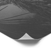 シネマティックノワール黒白ジョシュアツリー ポスター (角)