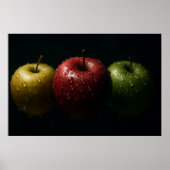 シネマティックリンゴ超現実的なマクロスチルライフ ポスター (正面)