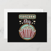 シネマポップコーンデイ映画スナックポップ・アートのフィルムギフトアイディア ポストカード (正面/裏面)