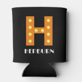 シネママーキーカスタムレター電球モノグラム 缶クーラー (裏面)