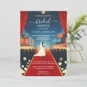 シネマムービーチケットの最も人気があるブライダルシャワー 招待状 (スタンド正面)