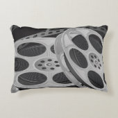 「シネマリール」グレー枕 アクセントクッション (正面)