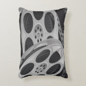 「シネマリール」グレー枕 アクセントクッション (正面(垂直))