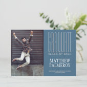 シネマレタリングフォトティール（緑がかった色）大学院発表 案内状 (スタンド正面)