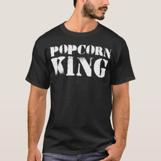 シネマ映画ファン+ポップコーン+ジャーナリスト+映画+テレビ Tシャツ