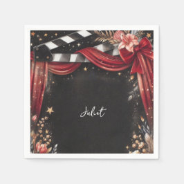 シネマ ムービー チケット 最も人気のある ブライダル シャワー スタンダードカクテルナプキン