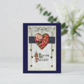 シネラリアスヴィンテージバレンタイン シーズンポストカード (スタンド正面)