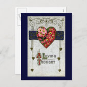 シネラリアスヴィンテージバレンタイン シーズンポストカード (正面/裏面)