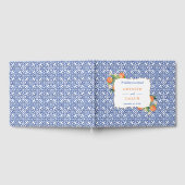 シネンシアミカン青瓦タイルパターン ゲストブック (全面)