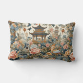 シノエレガントイセリーパゴダアジア風光明媚 ランバークッション (裏面)
