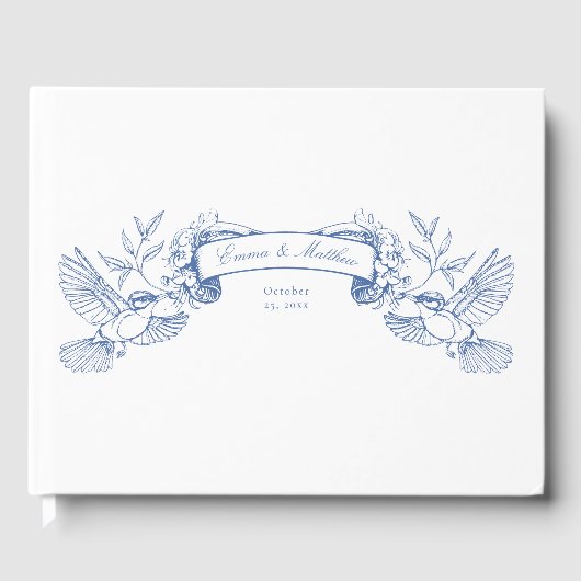 シノビクトリアンイセリーブルー植物鳥類バナー ゲストブック (正面)