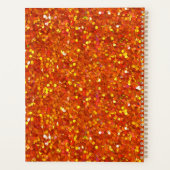 シノピアオレンジグリッター プランナー手帳 (裏面)