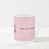 シノロハゴヨーナディロハース フロストグラスマグカップ (正面右)