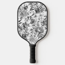 シノワズリの水彩花の植物画