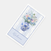 シノワズリーフラワーベース 水彩画 (コーナー)