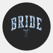 シノワズリー花嫁 フラワートワルドゥジョイ コケッタボー ラウンドシール (正面)