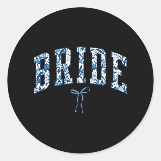 シノワズリー花嫁 フラワートワルドゥジョイ コケッタボー ラウンドシール (正面)