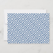 シノワズリー シック ジンジャージャー サンキライ ダスティーブルー サンキューカード (裏面)