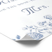 シノワズリー フローラル キスの数を当ててみて ポスター (角)