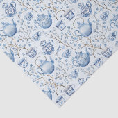 シノワズリー ブルー フラワーブライダルシャワー 薄葉紙 (詳細)