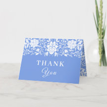 シノワズリー ブルー 花柄 ブライダル シャワー サンクス