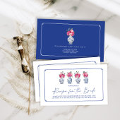 シノワズリー・ポーセレン・ブライダルシャワー・レシピ・リクエスト エンクロージャーカード